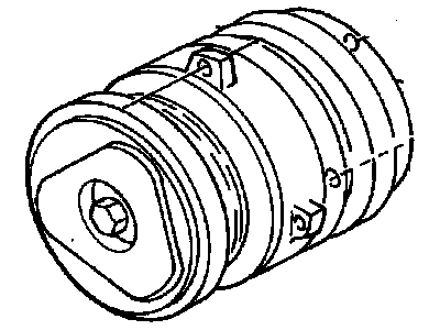 Chevy 1135503 COMPRESSOR,A/C(V5 COMPRESSOR W/CLUTCH, INCLUDES O-RINGS)(COMPONENT PARTS SERVICED)(SEE GROUP 9.000, "A/C COMPRESSOR ASM" ILLUSTRATION FOR DETAILED ILLUSTRATED VIEW.)(R134A & IS IDENTIFY BY LABEL 1135207, FOR 1ST DESIGN SEE 89018875)