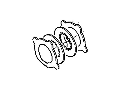 Chevy 23159378 DISC SET,LOCKING DIFFERENTIAL CLUTCH(PART OF 1)(INCLUDES 8)