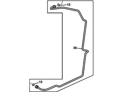 Pontiac 92188889 TUBE,A/C RECEIVER & DEHYDRATOR(INCLUDES 13,35)