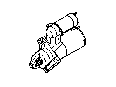 Chevy 10455065 STARTER,(PRODUCT)(INCLUDES 2-24)(ALSO SERVICED BY REMANUFACTURE)