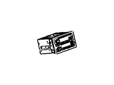 GM 15195521 Radio Assembly, Amplitude Modulation/Frequency Modulation Stereo & Clock & Audio Disc