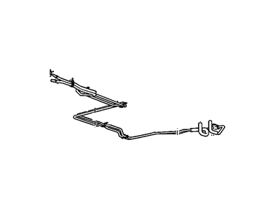 Chevy 19213701 HOSE,AUXILIARY HEATER INLET & OUTLET