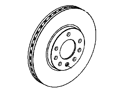 Saturn 95526655 ROTOR SET,FRONT BRAKE(280MM X 25MM FOR 15 INCH BRAKE)