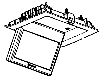 Buick 23152669 DISPLAY,VIDEO(SEE GROUP 09 "ENTERTAINMENT SYSTEM" FOR DETAILED ILLUSTRATED VIEW)