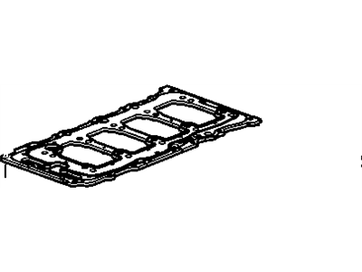 Cadillac 12580850 MANIFOLD,ENGINE OIL(SEE GROUP 00.000 "ENGINE ASM/OIL PUMP, PAN & RELATED PARTS" FOR DETAILED ILLUSTRATED VIEW)(WITHOUT OIL PAN BAFFLE)