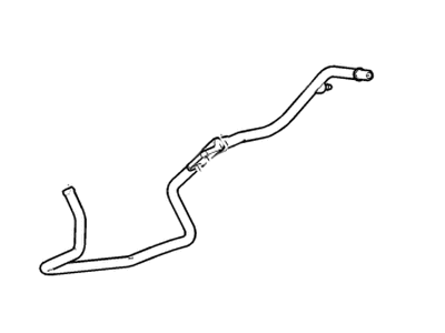 GMC 12657041 PIPE,FUEL RETURN(TO BACK OF PUMP, LH)