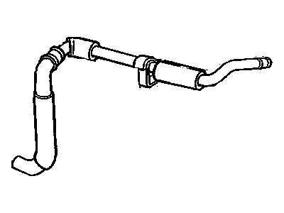 GMC 15708625 HOSE,HEATER INLET(ENGINE TO SHUTOFF VALVE)(INCLUDES 12)(830.0MM LONG)(CODE 8625)