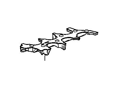 GMC 12678248 SHIELD,FUEL INJECTION FUEL RAIL NOISE(LOWER)