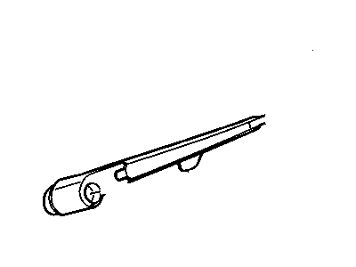 Buick 15232653 ARM,REAR WINDOW WIPER(INCLUDES NOZZLE & HOSE)(PLASTIC)