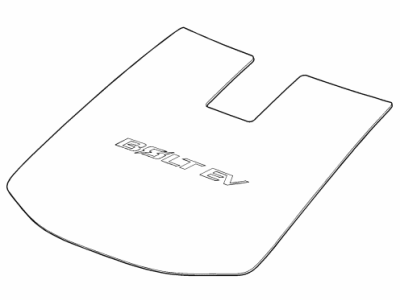 GM 42764816 Front Sunshade Package in Gray with Bolt EUV Script