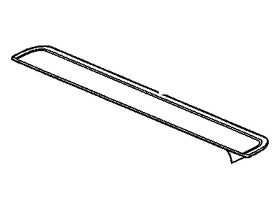 Chevy 88980278 PLATE,FRONT SIDE DOOR SILL NAME