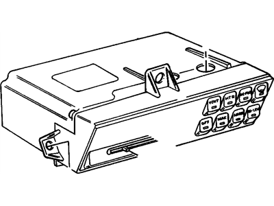 Buick 16148154 CONTROL,HEATER & A/C(INCLUDES 2,3,4,5,6,7)(W/R DEFOG)