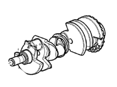 Chevy 19431873 CRANKSHAFT,(INCLUDES 122,123,149)