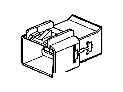 Chevy 19153745 CONNECTOR,INSTRUMENT PANEL WIRING HARNESS(GT150)(PART OF 37,46)(BLACK)(10-WAY MALE)(W/O LEADS)(13.090)