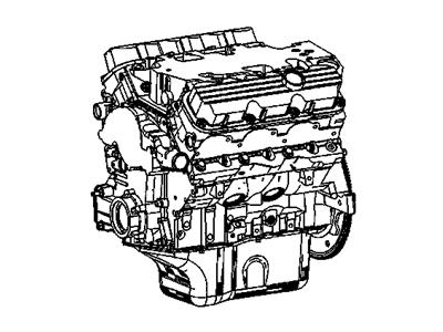 Pontiac 19168948 ENGINE,GASOLINE(SEE ADDITIONAL INFORMATION ICON)(INCLUDES 105,106,107,108,109,122,123,127,132,151,156)(REMANUFACTURED-NOT FOR SALE WHERE IMPORTS ARE RESTRICTED)