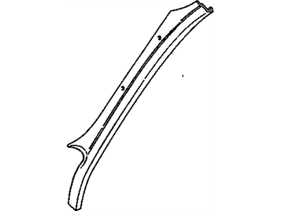 GM 22566504 Interior Molding, Driver Side GM 22566504 Interior Molding, Driver Side