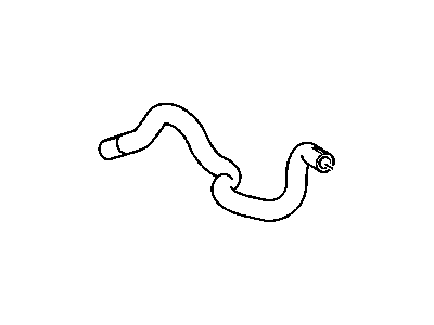 Chevy 15853836 HOSE,AUXILIARY HEATER OUTLET(TO RADIATOR)(INCLUDES 11)(W/CLAMPS)