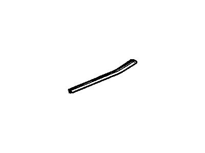 GM 15116958 Weatherstrip,Rear Side Door Lower