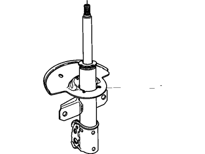 Cadillac 19153299 STRUT,FRONT SUSPENSION(SPRING CODE AH)(PASSIVE REPLACEMENT (REFERENCE BULTN 00-03-11-001A))