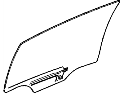 Buick 20884504 WINDOW,REAR SIDE DOOR