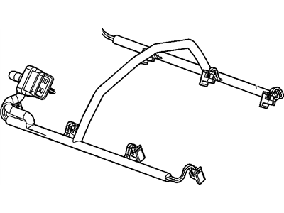 GMC 88987502 HARNESS,MULTIPORT FUEL INJECTION FUEL RAIL WIRING(INCLUDES 16,17)