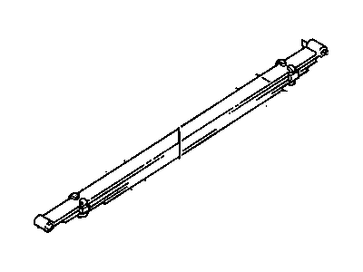 Chevy 15976728 SPRING,REAR(SEE GROUP 07.000 SPRING ASSEMBLY FOR DETAILED ILLUSTRATED VIEW)(6 LEAF W/3 AUXILIARY LEAF)