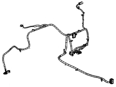 Chevy 25797149 HARNESS,INSTRUMENT PANEL WIRING HARNESS EXTENSION(INCLUDES 5)(WHEN SVCING 1582 NUMBER W/WHITE CONNECT, USE COAXIAL 19115816)