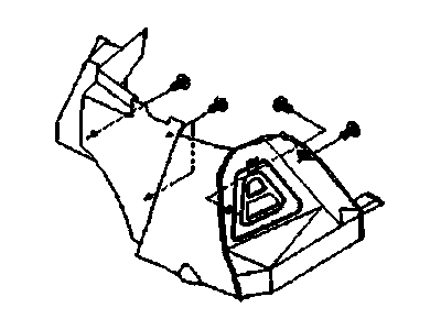 Saturn 94530527 RETAINER,BCM BRACKET(15.222)