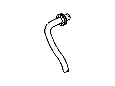 Oldsmobile 25681002 HOSE,TRANS FLUID COOLER LOWER(W/THREADED FITTINGS AT TRANS END)(INCLUDES 9)