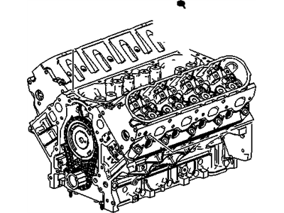 Cadillac 12610160 SEAL,ENGINE BLOCK VALLEY COVER HIGH PRESSURE PORTION(PART OF 534)