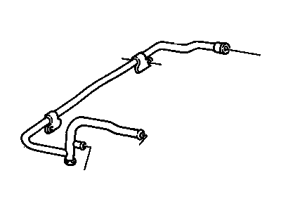 Chevy 14103125 PIPE, AIR INJECTION CHECK VALVE