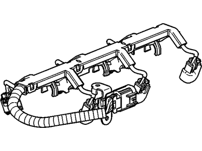 Chevy 12604672 HARNESS,FUEL INJECTOR WIRING(MATING CONNECT USE 13580112)