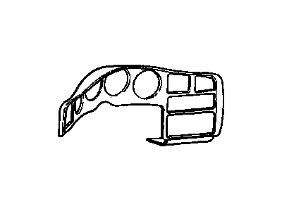 Oldsmobile 22581935 Cluster Trim