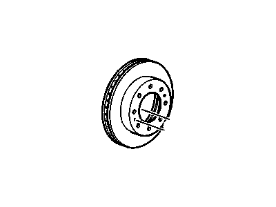 Cadillac 20833732 ROTOR,FRONT BRAKE