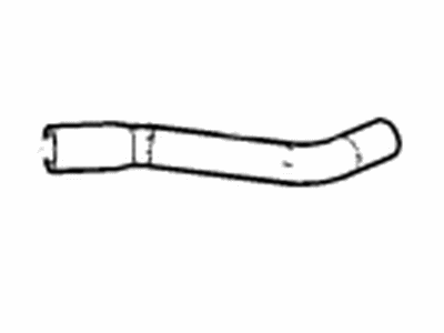 GMC 84002018 HOSE,HEATER OUTLET(INCLUDES 20)(FROM "T" CONNECTOR TO HEATER CORE)