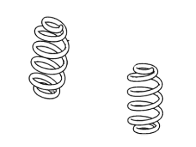 Chevy 23158163 SPRING,FRONT(PART OF 1)(7.412)(SERVICEABLE COMPONENT OF MOD KIT 23158162)