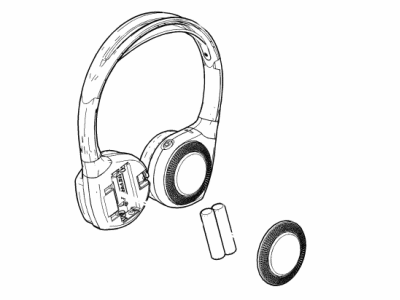 Cadillac 84254971 HEADPHONE,ENTERTAINMENT SYSTEM AUXILIARY(INCLUDES 2-4)(0.18 KG)(KIT OF HEADPHONE & BATTERIES)