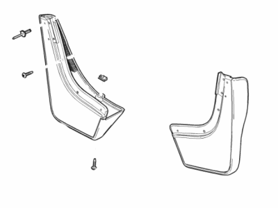 Buick 84931564 GUARD PKG,FRONT FENDER MUD(INCLUDES 2-6)(SOME KINDA BLUE METAL -1)(INSTALL 0.50)(0.4 KG)