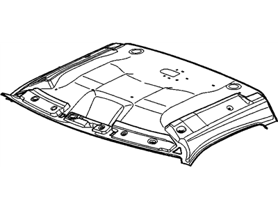 GM 25840051 Module Assembly, Front Hdlnr Trim *Shale