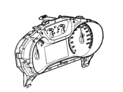 Chevy 42631282 CLUSTER,INSTRUMENT(LABELED 42631282, 39103851, 39072247, 39067135, 13495886)