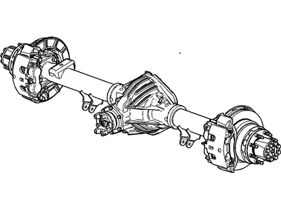 Chevy 23380395 AXLE,REAR(CODE ABFA)