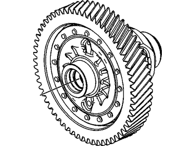 GM 24260304 Front Differential Carrier