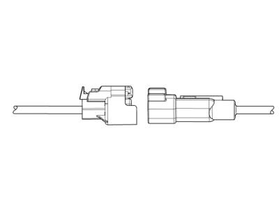 Chevy 13594679 CONNECTOR KIT,BODY WIRING HARNESS(FUSE BLOCK - REAR BODY X2)(BLUE)(49-WAY FEMALE)(W/O LEADS)(SIDE ELECTRIC CODE:  X53A)