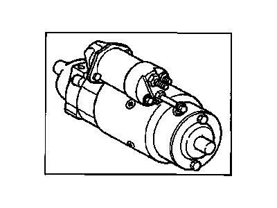 Chevy 10455053 STARTER,(INCLUDES 2-30)(ALSO SERVICE BY REMANUFACTURE)