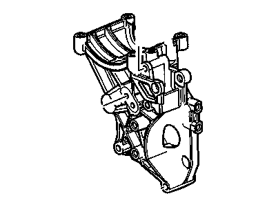 GMC 12644783 BRACKET,A/C COMPRESSOR(BRACKET ONLY)(USE W/CLIP 12643999)(W/M8X1.2 FOR INJECTOR RETURN LINE RETAINER CLIP)