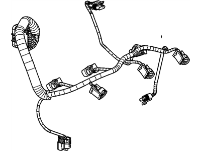 Chevy 12618427 HARNESS,FUEL INJECTOR WIRING