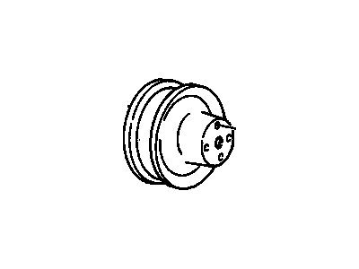 Chevy 19418445 PULLEY,FAN & W/PUMP