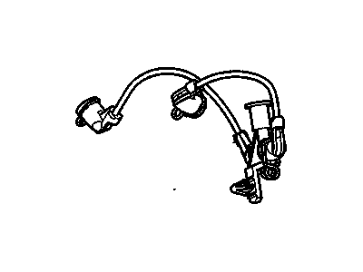 Cadillac 15840487 TEE,REAR AIR SUSPENSION LEVELING CONTROL VALVE SUPPLY TUBE(PART OF 4)(INCLUDES LH REAR SHOCK ABSORBER AIR TUBE)