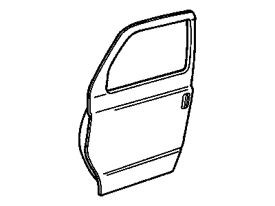 GM 14030575 Bumper, Side Front Door Window Glass Stop