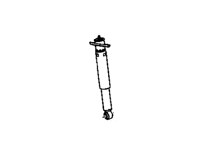 GM 19301074 Rear Shock Absorber Assembly